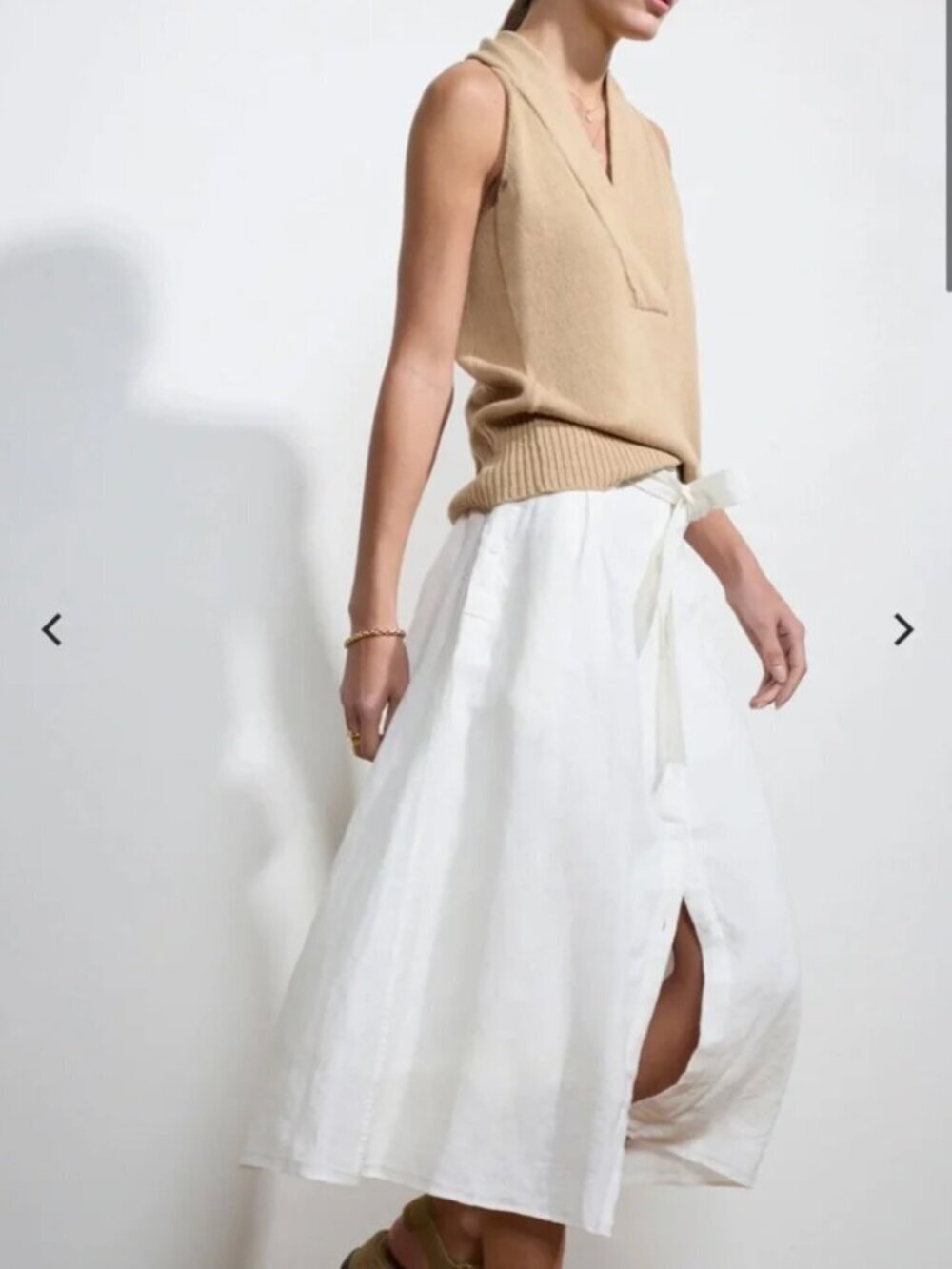 Brochu Walker Teagan Belted Midi Skirt (XS) - Picture 3 of 9